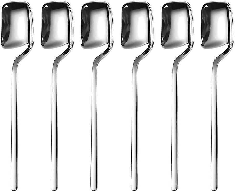 Demitasse Spoons， Espresso Spoons， 5.6 Inches 18/10 Stainless Steel Mini Spoons Tea Spoons Small Spoons， Coffee Spoons Dessert Spoons Honey Spoons Tin