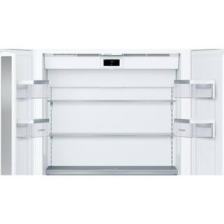 Bosch Benchmark Benchmark Series 36 in. W 19.4 cu. ft. Built-In Smart French Door Refrigerator in Stainless Steel Counter Depth B36BT935NS