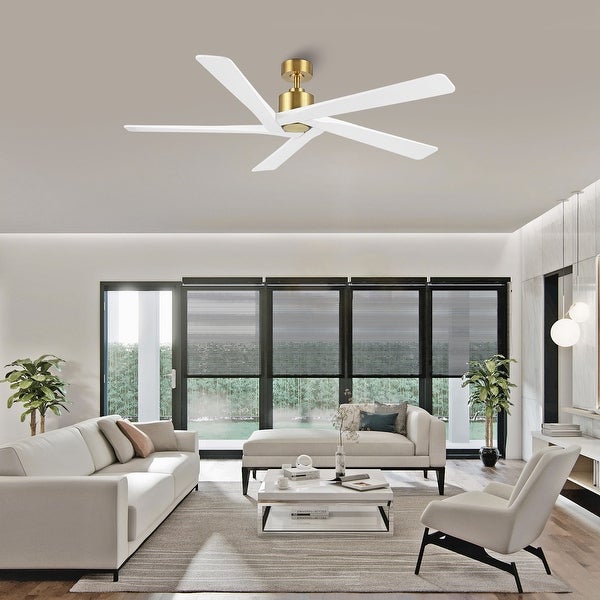 WINGBO 54 Inch DC Motor Indoor Ceiling Fan without Lights - N/A Shopping - The Best Deals on Ceiling Fans | 40094663