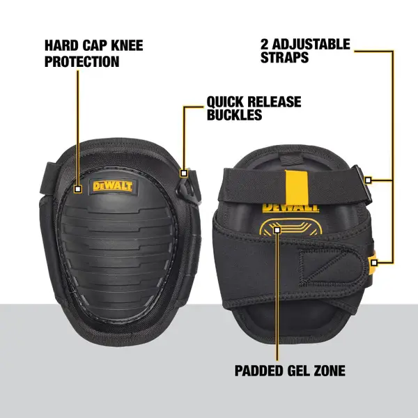 DEWALT Hard-Shell Knee Pads with Gel