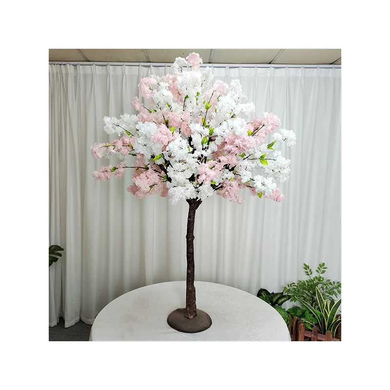 Wedding indoor decoration wedding centerpieces artificial flowers artificial plant artificial cherry tree for table tree