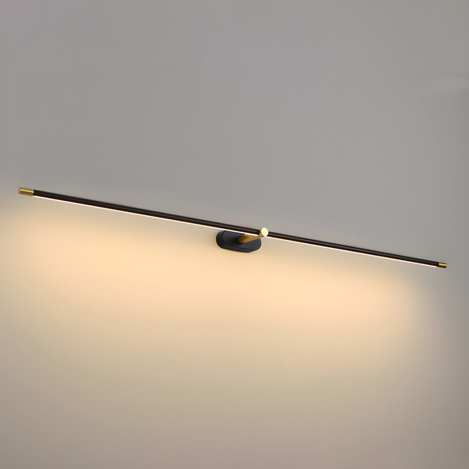 Minimalist Linear Plug-in Wall Lamp