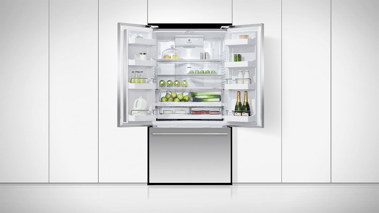 Fisher and Paykel Series 7 20.1 Cu. Ft. Stainless Steel French Door Refrigerator