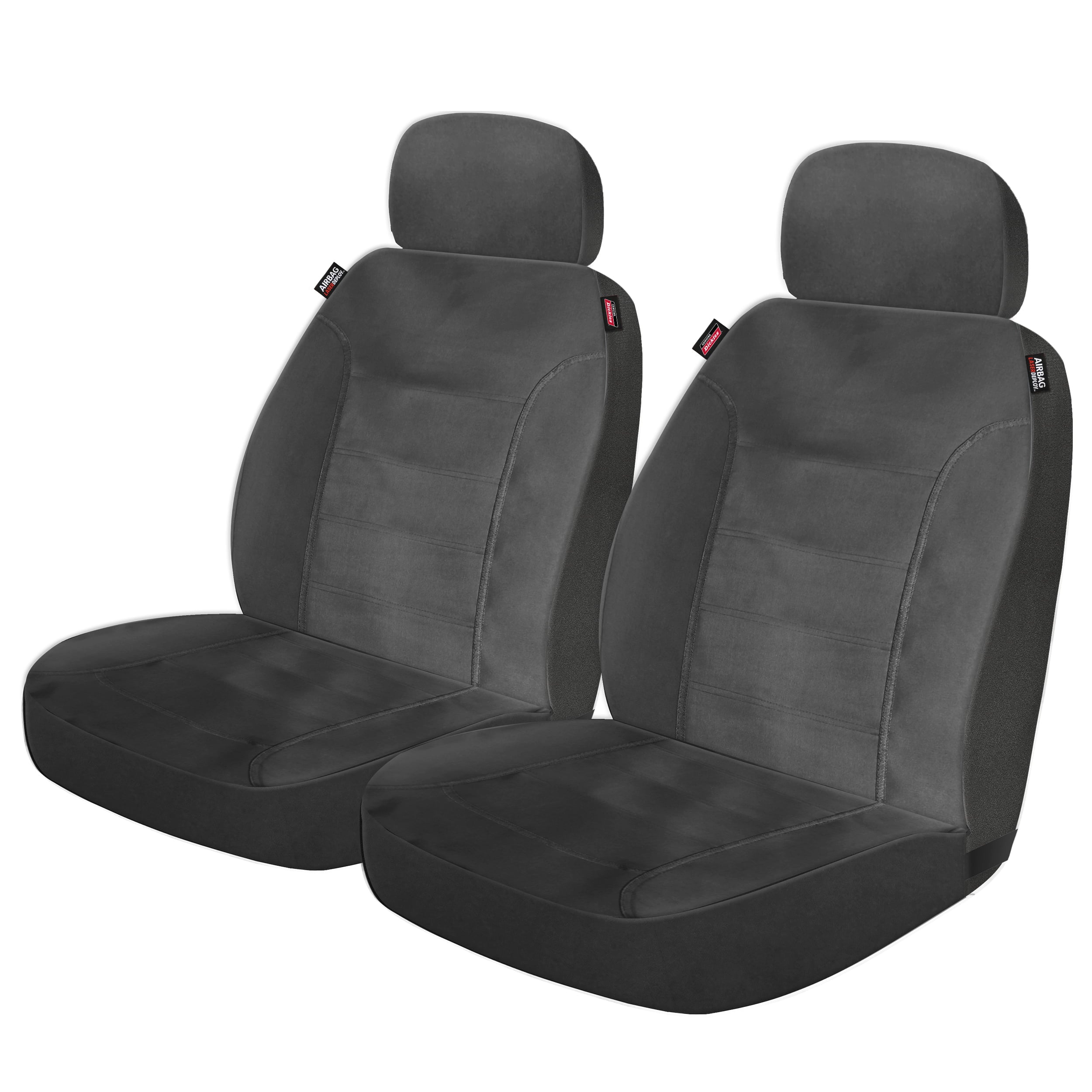 Genuine Dickies 2 Piece Durazone Car Seat Covers Black， 40291WDI