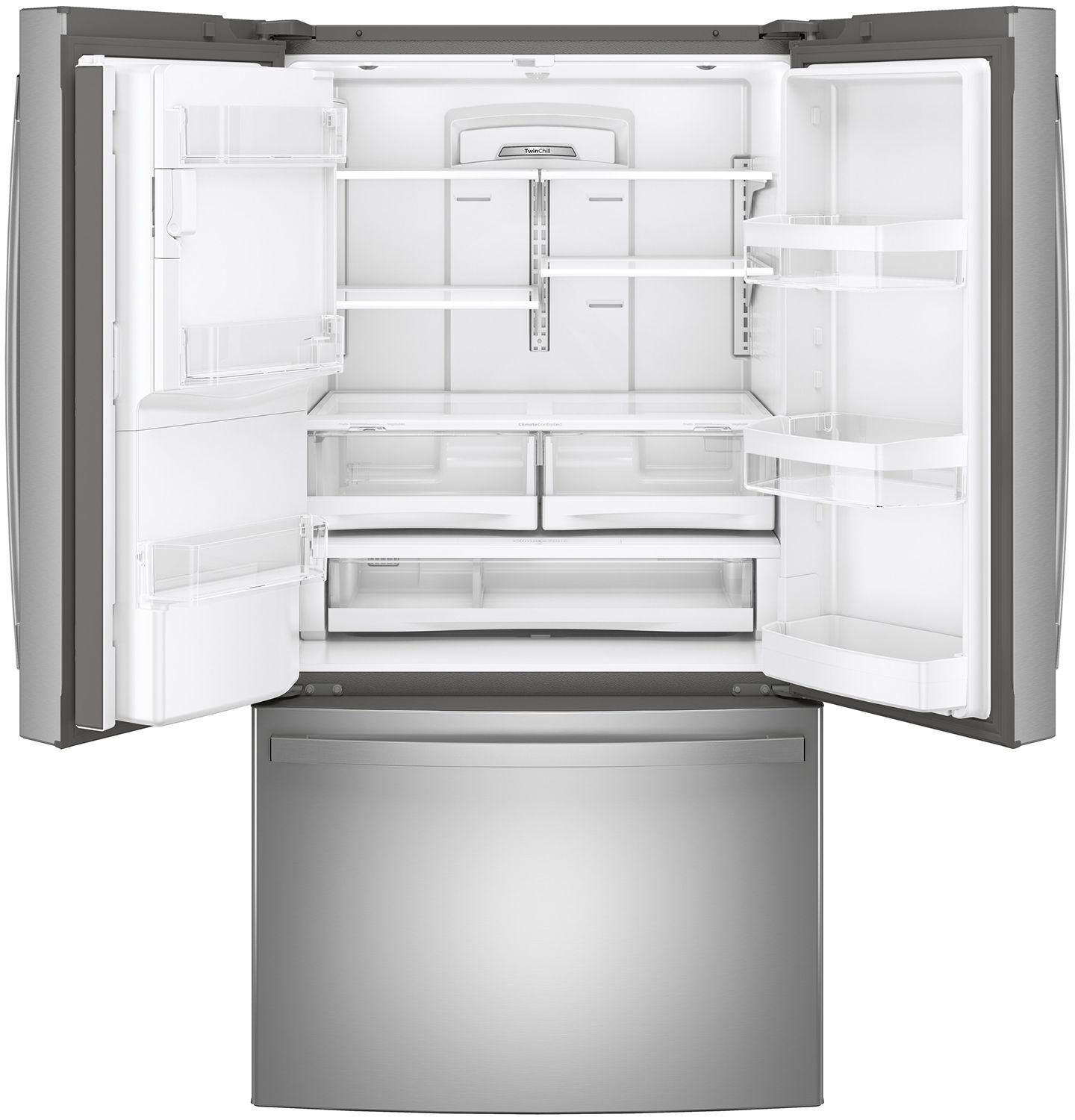 GE ADA ENERGY STAR 27.7 Cu. Ft. Fingerprint Resistant Stainless Steel French-Door Refrigerator