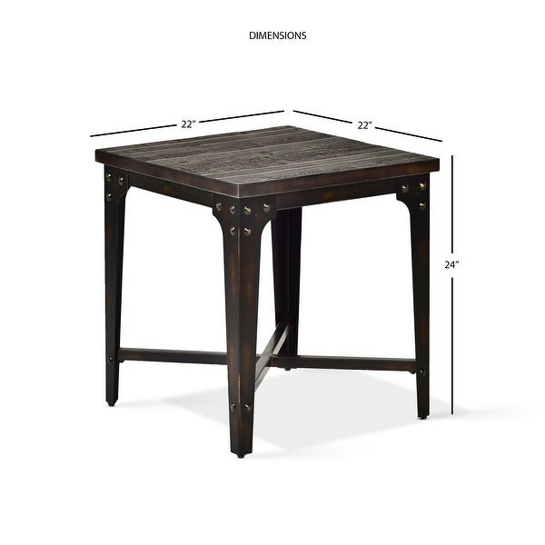 Springdale Brown Industrial-style End Table by Greyson Living