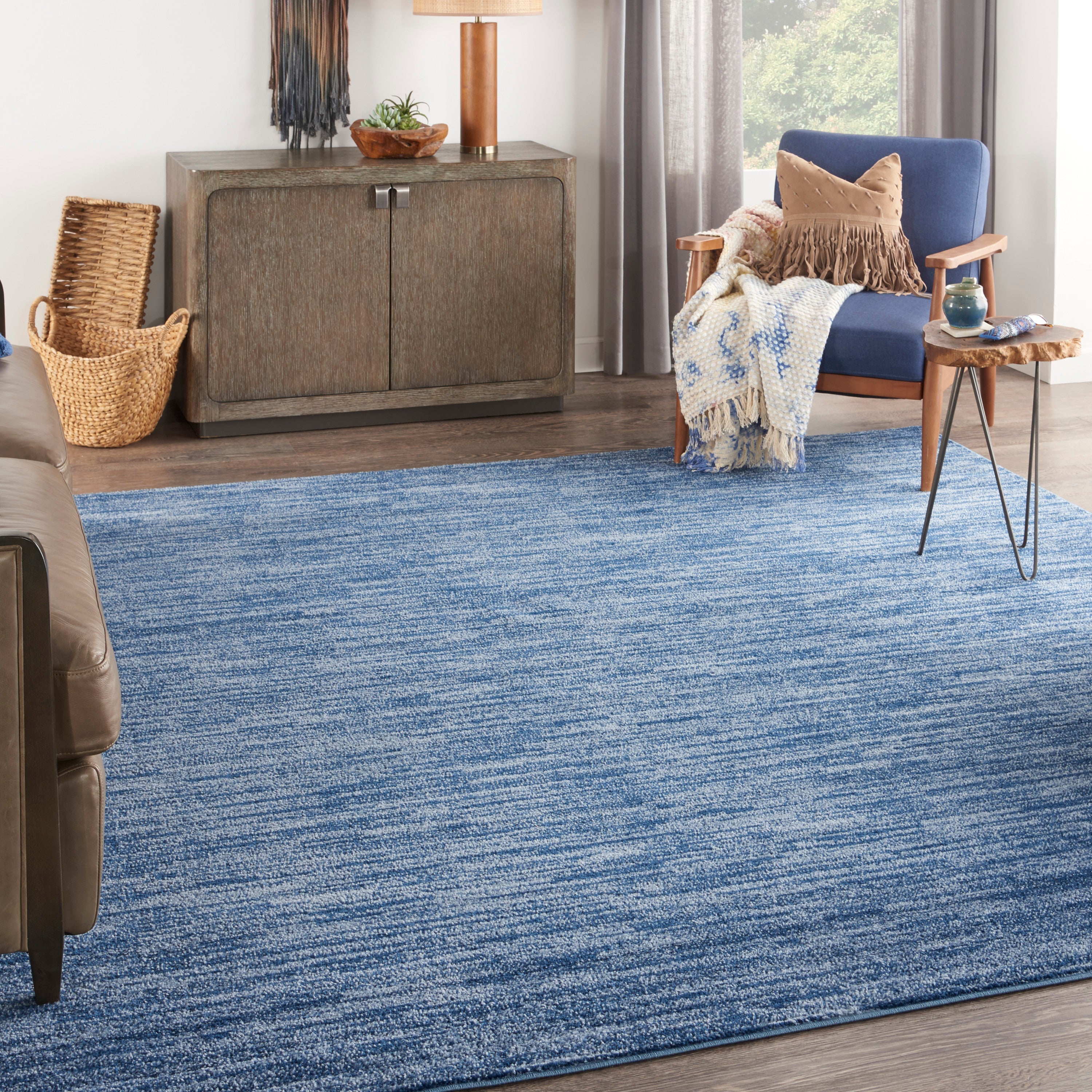 Nourison Essentials Navy/Blue Rug