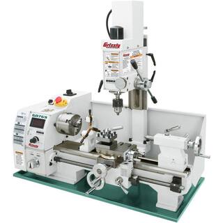 Grizzly Industrial 8 in. x 16 in. Lathe with Milling Head G0769