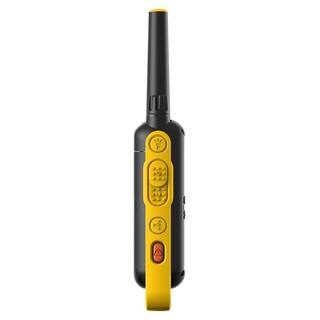 MOTOROLA SOLUTIONS Motorola Talkabout T470 2-Way Radio Black with Yellow Rechargeable (2-Pack) T470