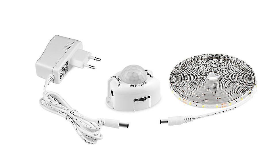 12v Led Strip With Motion Detector，waterproof Ip65(5m， White)