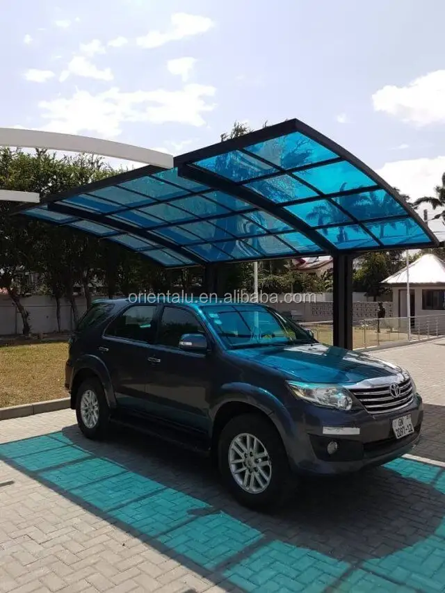 New Design Carport Structure Solar System Carport Pergola Outdoor Sunshade Aluminium Pergola