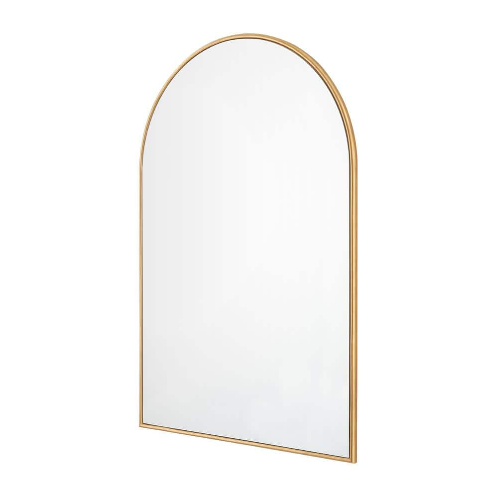 Home Decorators Collection Medium Arched Gold Classic Accent Mirror (35 in. H x 24 in. W) H5-MH-625