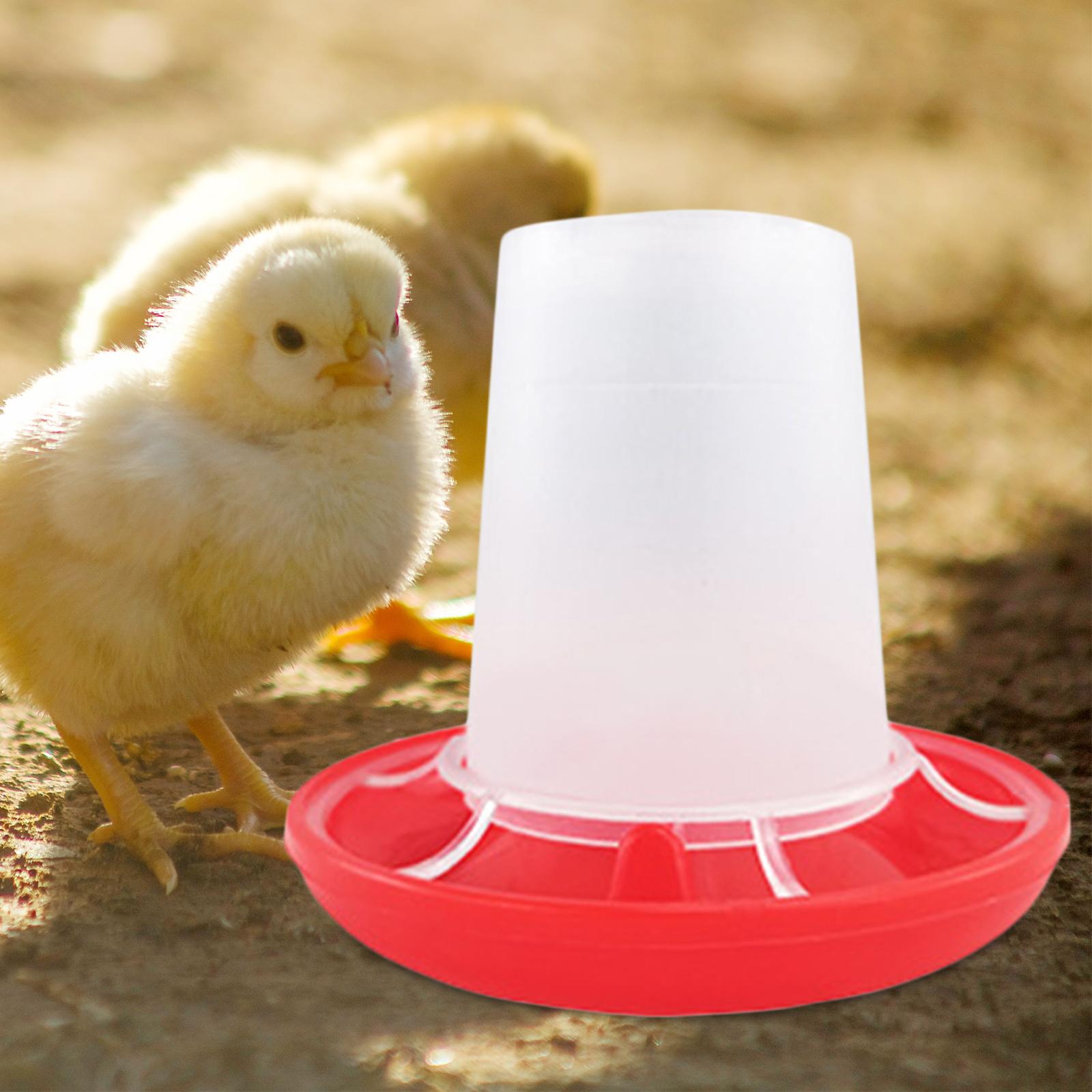 Chicken Feeder， Self-closing Bucket Stable Easy to Install Practical Portable Feeding