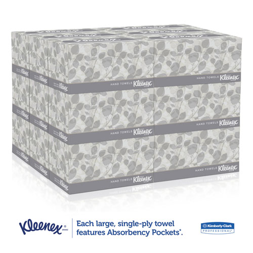 Kimberly-Clark Kleenex Hand Towels | Pop-Up Box， Cloth， 9 X 10 ½， 120