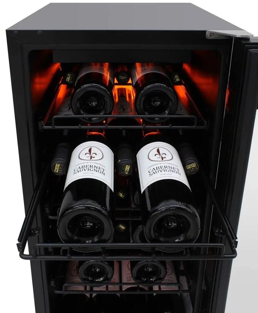 Element by Vinotemp EL32COMMB 15 Inch Black Wine Cooler