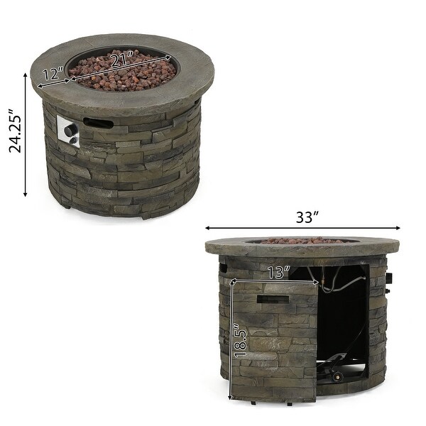 Glenwood Outdoor 5piece Wicker Aluminum Fire Pit Swivel Chat Set with Cushion by Christopher Knight Home