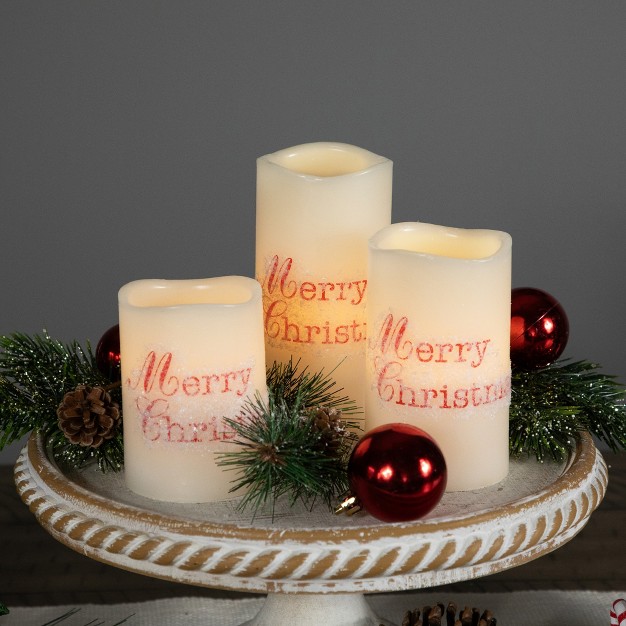 Flameless Led Wax Pillar Candles 6 quot