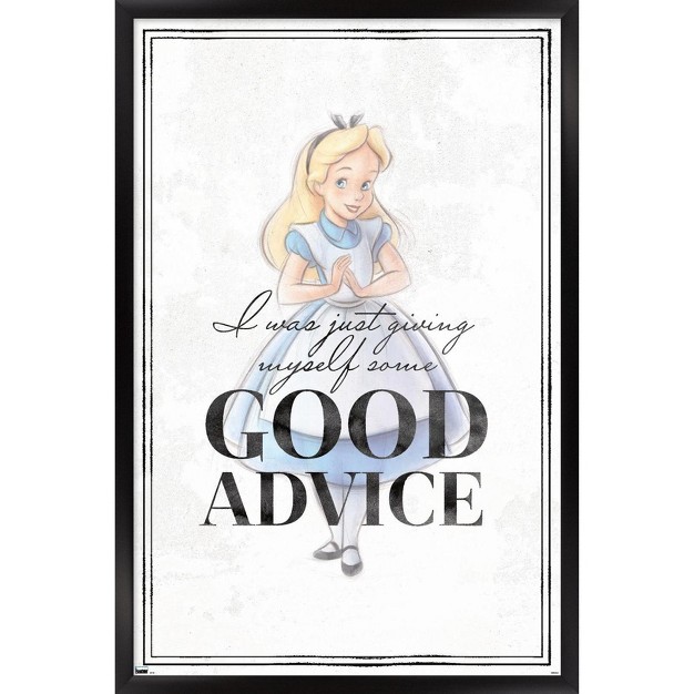 Trends International Disney 100th Anniversary Good Advice Framed Wall Poster Prints