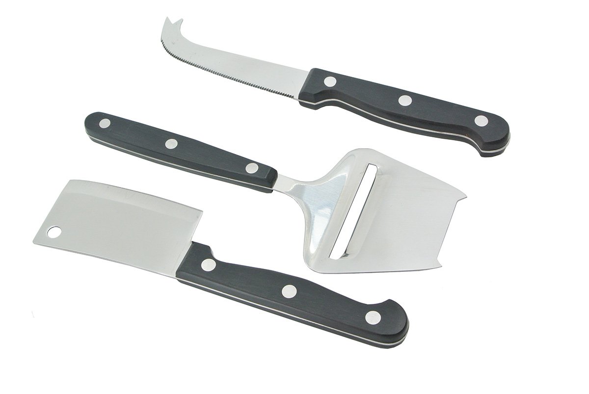 Tablecraft H439 3-Piece Cheese Knife Set