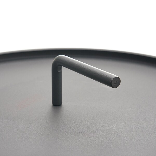 Black Circular Modern Minimalist Side Table