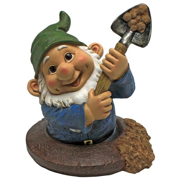 Design Toscano Shoveling Sam The Garden Gnome Statue