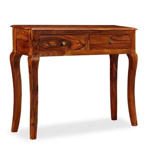 vidaXL Console Table Solid Sheesham Wood 35.4