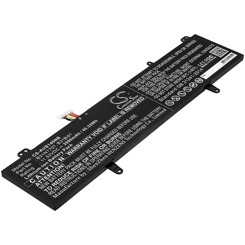 Asus A411UF F411UF P1410UF S4100V S4100VN8550U S41 Replacement Battery BatteryClerkcom Laptop and Notebook