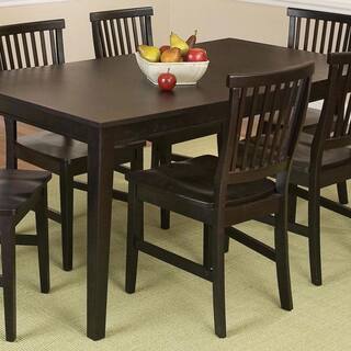 HOMESTYLES Arts and Crafts 7-Piece Black Rectangular Dining Set 5181-319