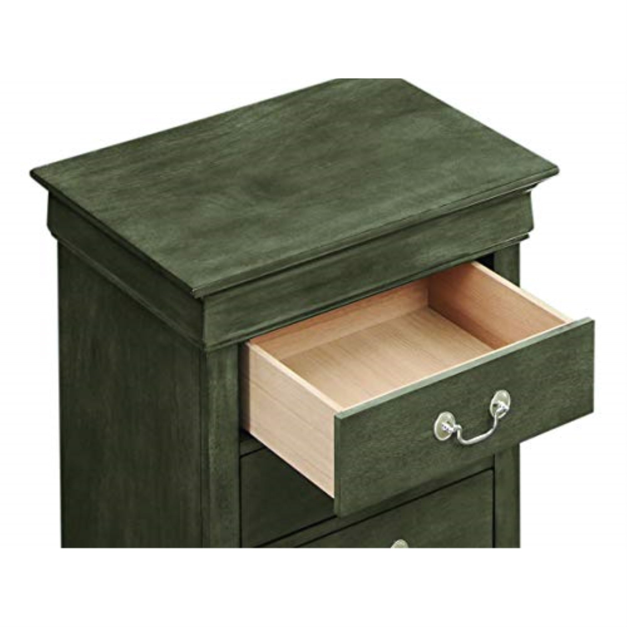 Glory Furniture Louis Phillipe G3105-3N 3 Drawer Nightstand , Gray