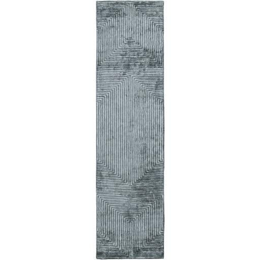 Quartz Viscose Sage Rug in Various Sizes