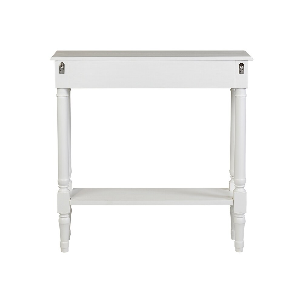 East at Main Wood Console Accent Table with Drawer