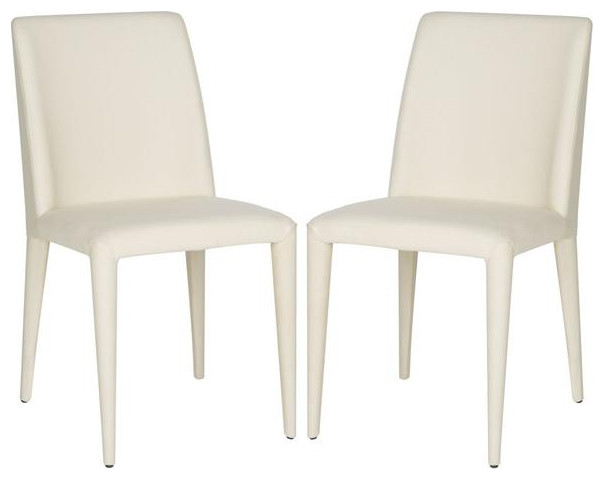 Evelyn 18 quotSide Chair  Set of 2  Beige   Midcentury   Dining Chairs   by V.S.D Furniture  Houzz