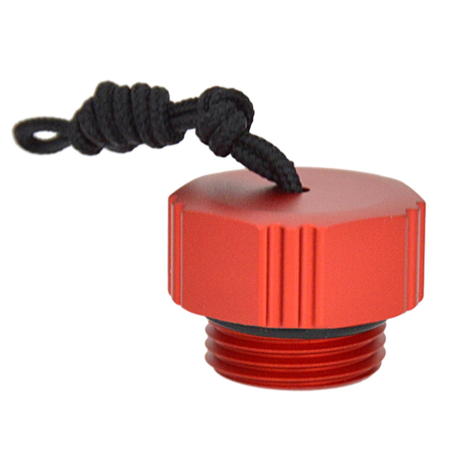 Scuba Diving Dust Cap Dust Plug For Din Tank Valve Din First Stage Regulator External Thread Red