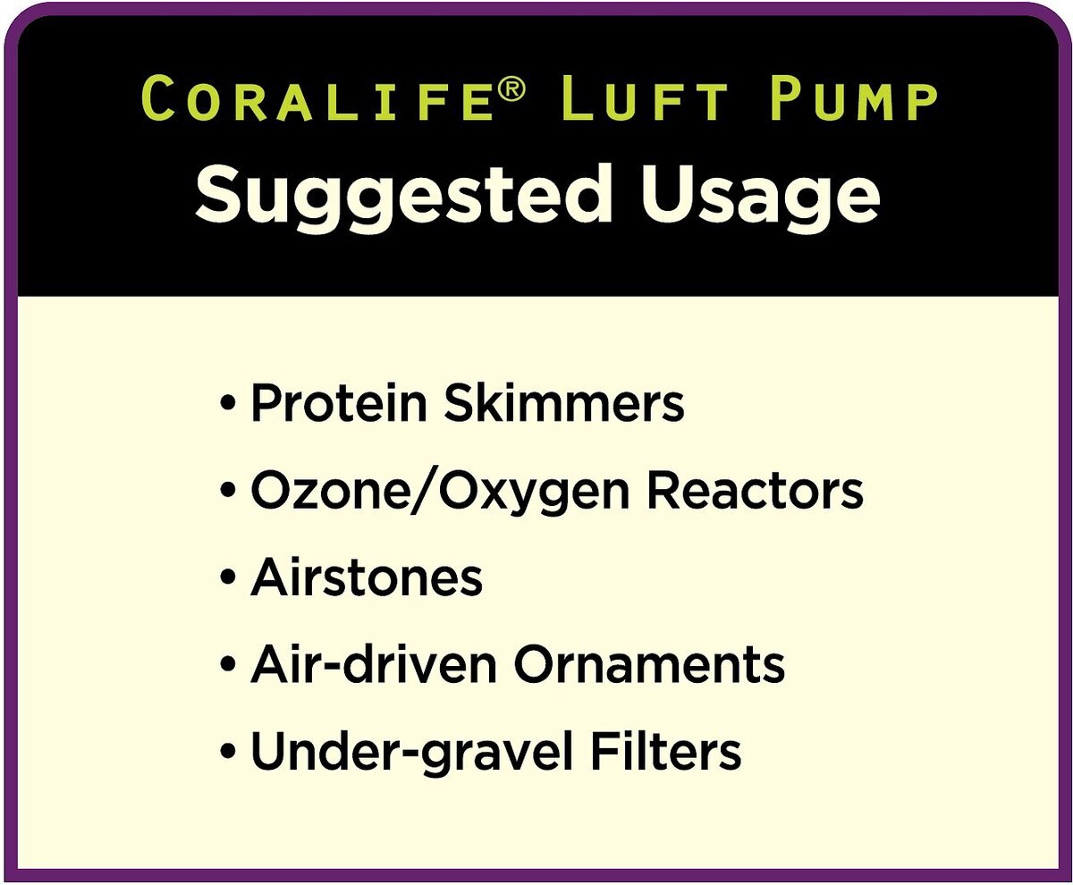 Coralife Luft Air Aquarium Pump