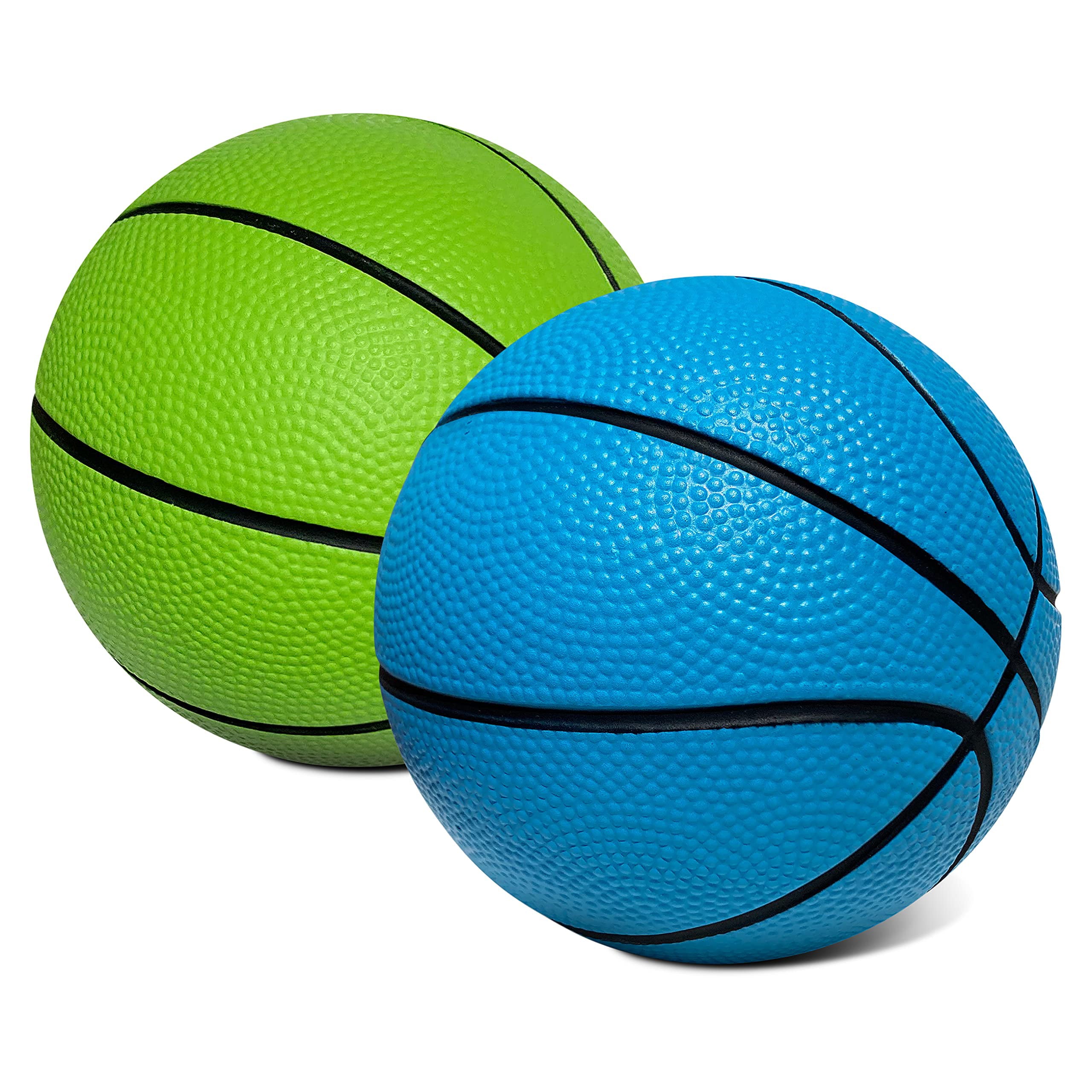 5 Inch Foam Mini Basketball for Indoor Basketball Mini Hoops， 2 Pack | Safe and Quiet Foam