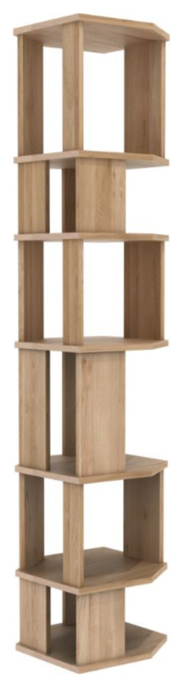 Geometric Oak Bookcase  OROA Stairs   Contemporary   Bookcases   by Oroa   Distinctive Furniture  Houzz