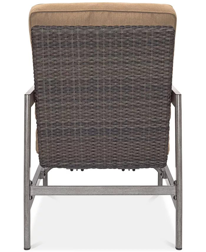 Agio Charleston Aluminum Outdoor 5-Pc. Seating Set (48 Round Table and 4 Rocker Club Chairs)