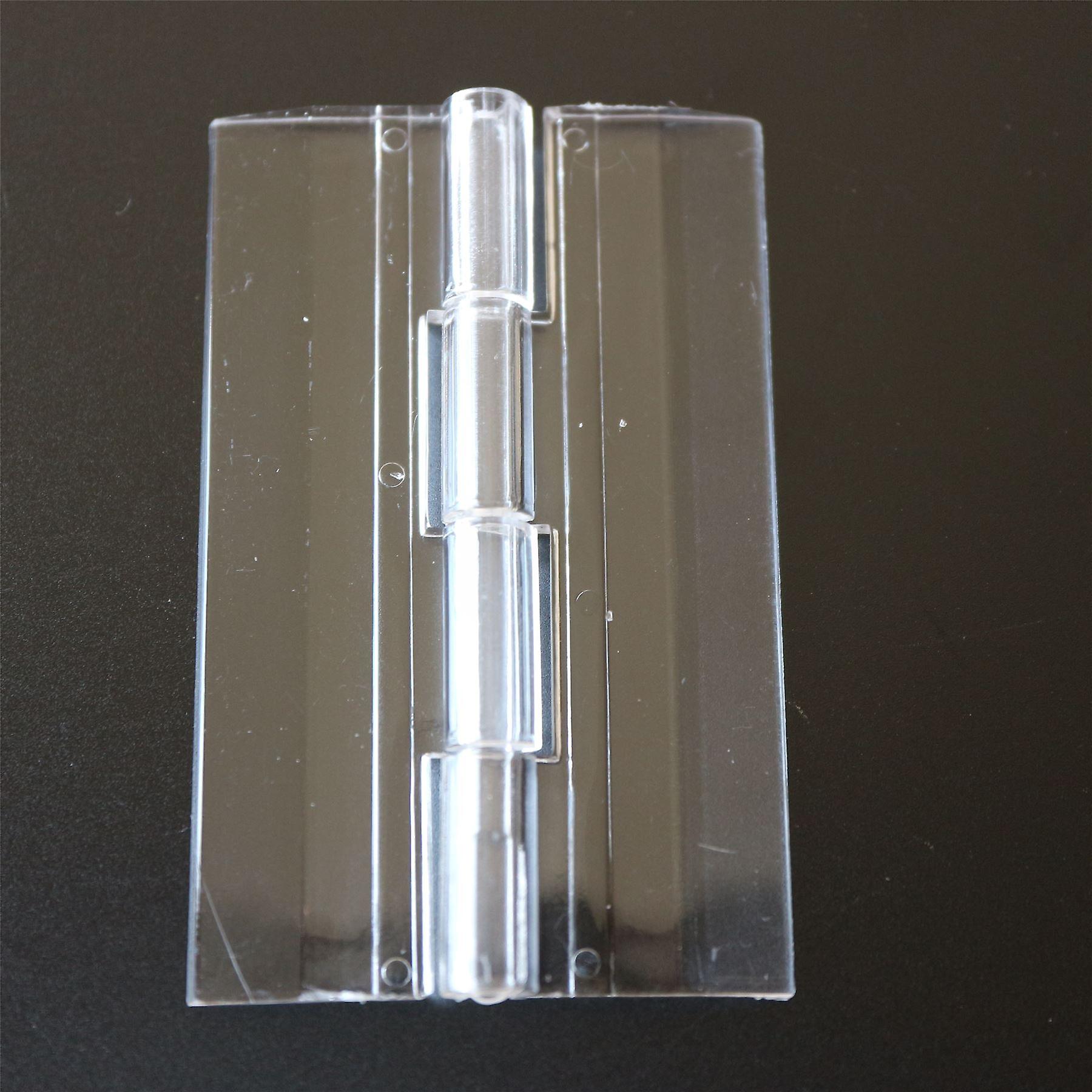 5x Clear Acrylic Hinges， 100mm， Piano Hinges