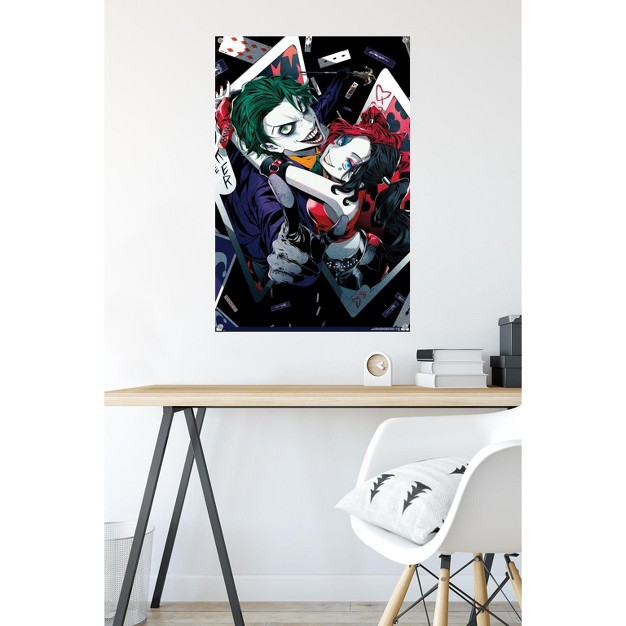 Trends International Dc Comics Harley Quinn Anime Joker Hug Unframed Wall Poster Prints