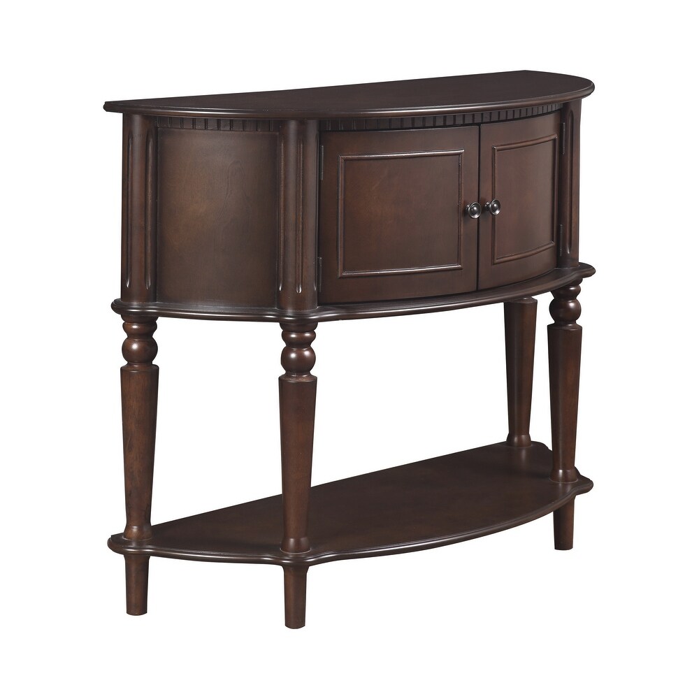 Cambridge Brown Traditional Wood Console Table