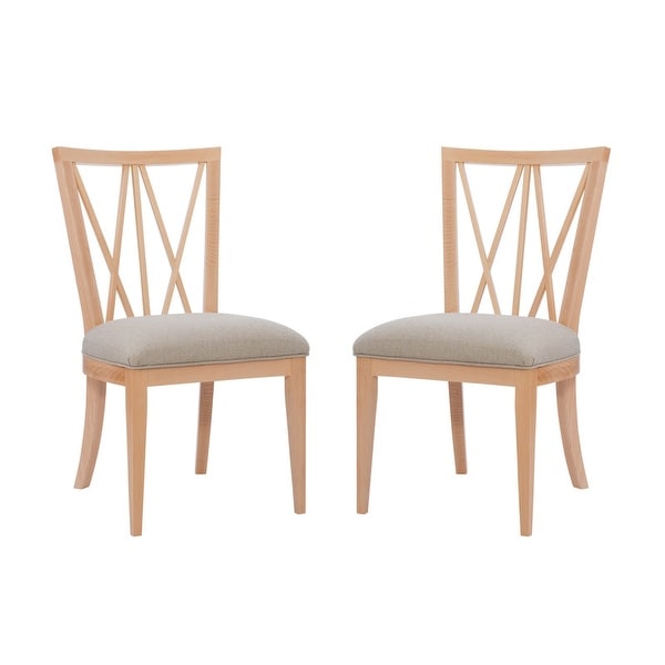 Markland Solid Wood Natural Dining Side Chair (Set of 2)