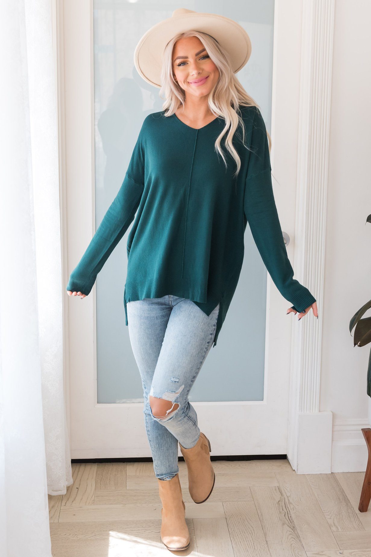 Harvest Season Modest Sweater