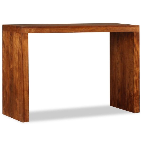 vidaXL Console Table Solid Wood with honey finish 43.3