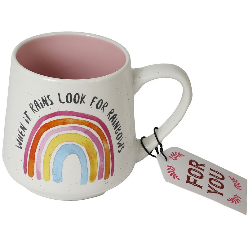 Enchante Accessories Speckle Rain Rainbow Mug