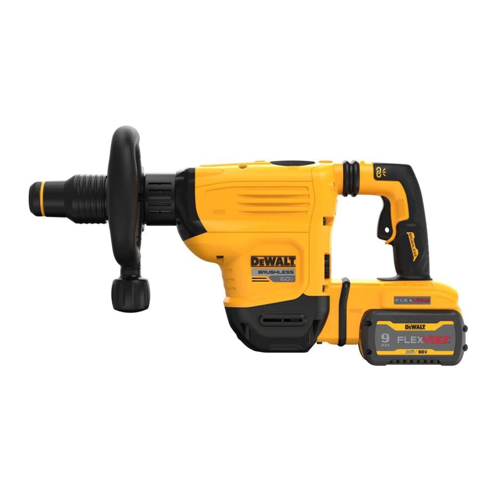 DEWALT 60V MAX Chipping Hammer Kit 15 lb. Cordless SDS Max DCH832X1 from DEWALT