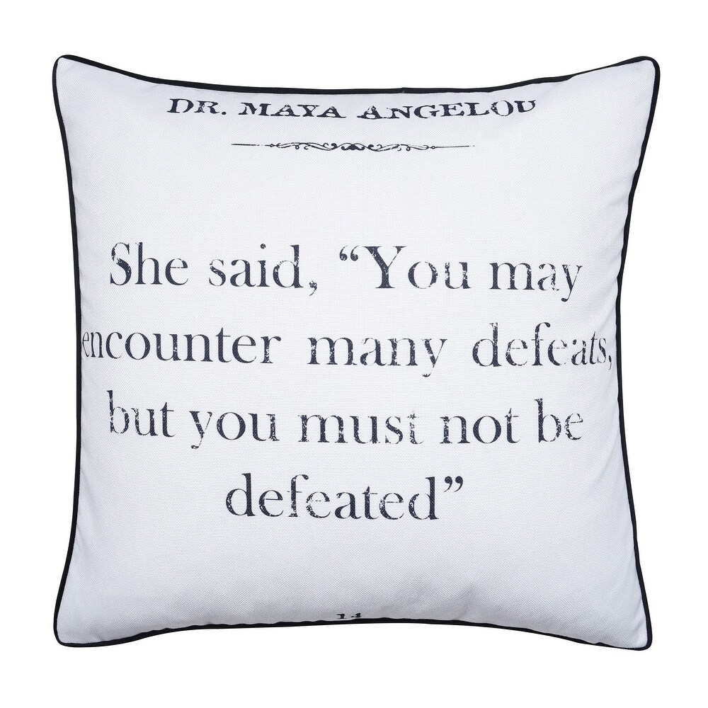 Dann Foley   Double Sided Quote Pillow