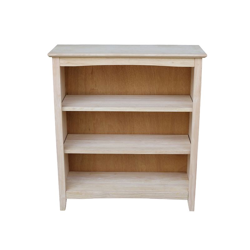 International Concepts Shaker 3-Shelf Bookcase