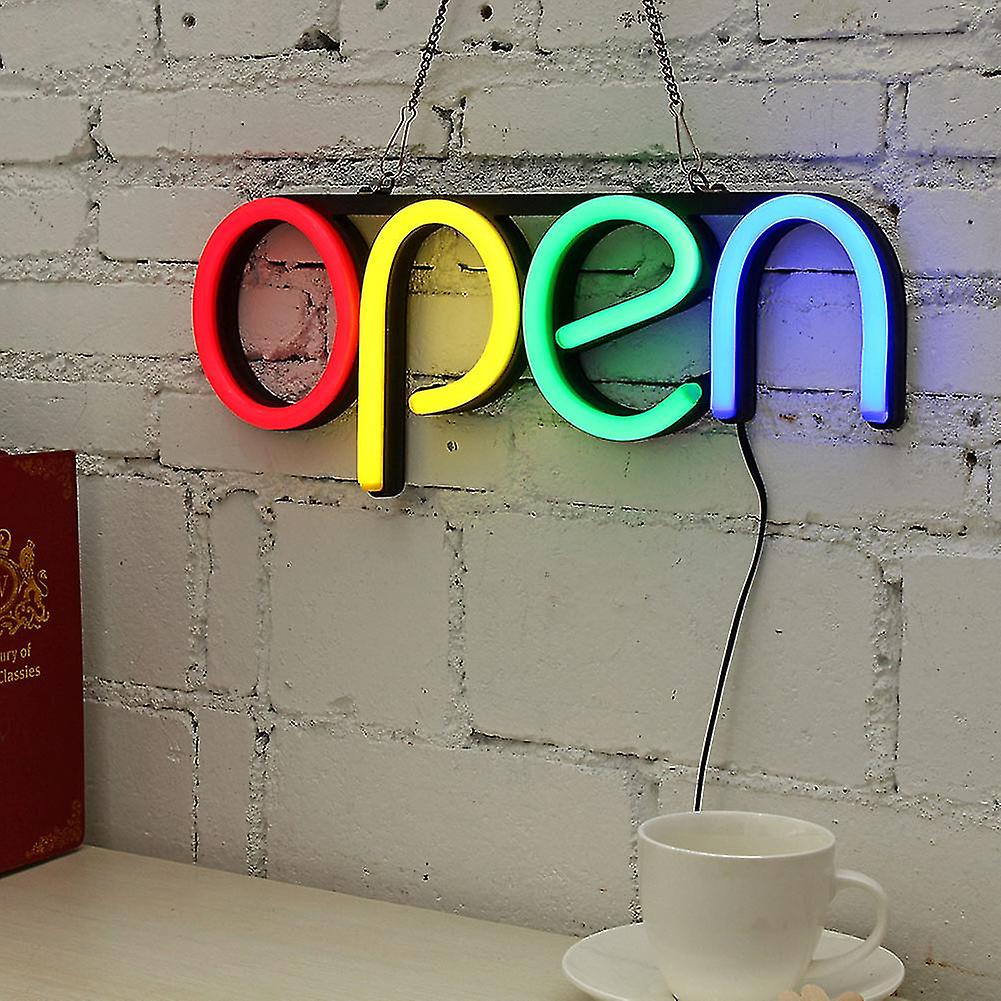 Led Neon Open Sign Light For Business Bar Club Ktv Wall Decoration Commercial Lighting