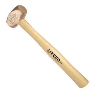 URREA 54 oz. Brass Head Hammer with Oak Handle 1432