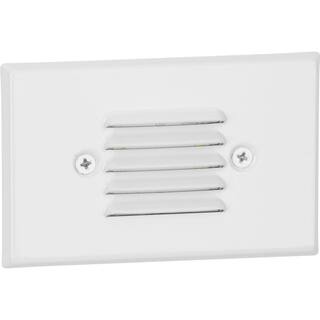 Progress Lighting 4.5-Watt 3000K Satin White Hardwired Integrated LED Wall or Step Light P660004-028-30